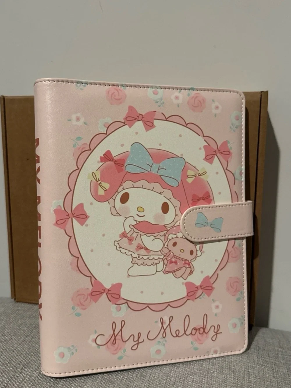 Sanrio My Melody a5 pink binder